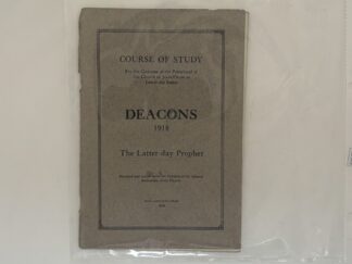 1918 Deacons Course of Study