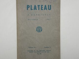 Plateau A Quarterly: Vol. 34 No. 2, October 1961
