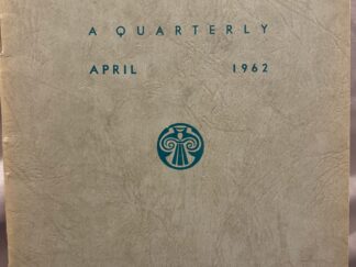 Plateau A Quarterly: Vol. 34 No. 4, April 1962