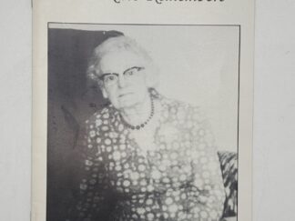 Miss Kate Remembers (1991 memoirs of Kate Arnold)