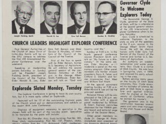 The Mormon Explorer Vol 1 no 2 August 24, 1963