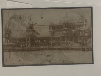 Old photograph of Saltair Resort (glued on paper - no date)