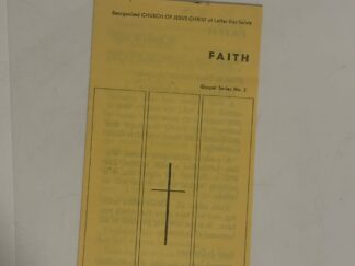 RLDS Church Gospel Series No. 2 pamphlet: “Faith”