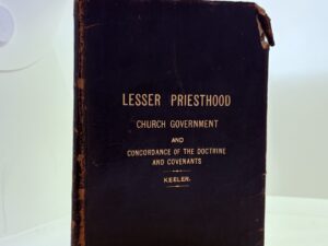 Lesser Priesthood Church Government and Concordance of D&C (1904) by Joseph B. Keeler