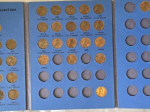 Lincoln Memorial Cent Collection Starting 1959 — Book of Pennies Containing 41 Pennies