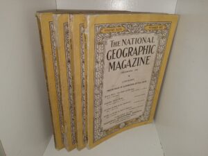 4 Issues of The National Geographic Magazine from the Year 1924