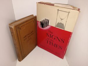 2 LDS Books: Articles of Faith / The Signs of the Times (See Details)