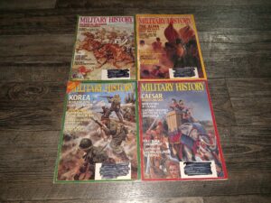 4 Issues of Military History Magazine for the Year of 1996 (See Details)