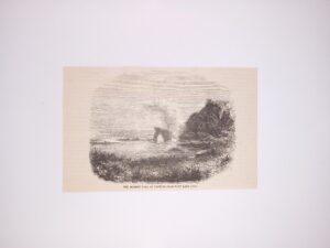 Illustration Clipped from Old Magazine of Mormon Pool of Baptism