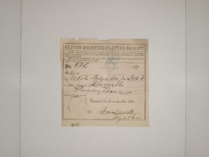 Return Registered-Letter Receipt