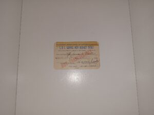 LDS 1944 Service Men’s Budget Ticket