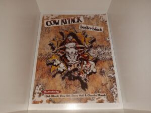 Cow Attack (Signed & Inscribed) (1996) ~ by Baxter Black