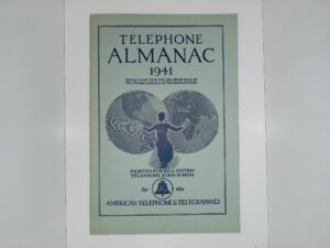 Telephone Almanac: 1941: Being (Until July 4th) the 165th Year of The Independence of The United States (1941)