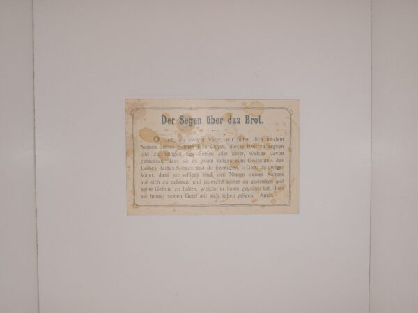 LDS German Sacrament Prayers Card