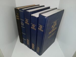 5 Copies of The Book of Mormon with Different Printing Dates