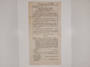 Relief Society Special Program: Sunday Evening, March 5, 1950: General Suggestions for Conducting the Program (Pamphlet) (1950)