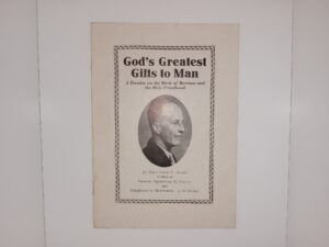 God’s Greatest Gifts to man: A Treatise on the Book of Mormon and the Holy Priesthood (Pamphlet) (Unknown Publishing Date) ~ by Elder Frank V. Jenson