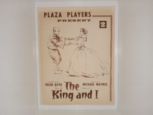 Plaza Players Present: The King and I (Program) (Unknown Printing Date)