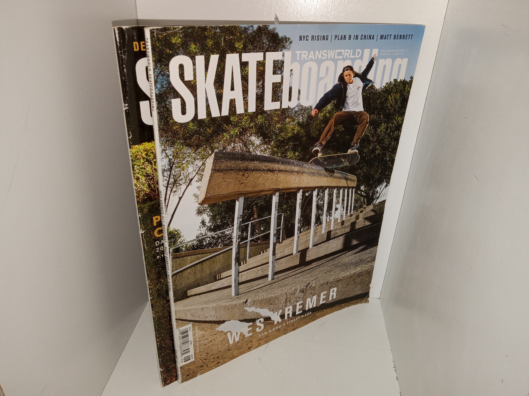 2 Issues of Transworld Skateboarding Magazines from the Year 2013