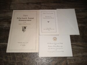 Program: Fifty-fourth Annual Commencement of the Brigham Young University: Wednesday, June 4, 1930 at 10 a. m. “Y” Stadium / Exercises of Commencement Week (Pamphlet) (Program) (1930)