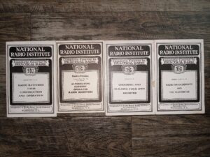 4 Issues of National Radio Institute Complete Course in Practical Radio (See Details)
