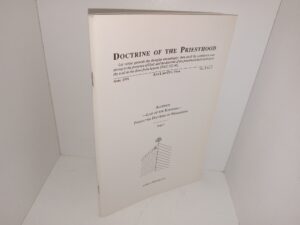 Doctrine of the Priesthood: Vol. 8, No. 4, April 1991: Adoption—Law of the Kingdom—Forgotten Doctrine of Mormonism: Part 1 (1991)
