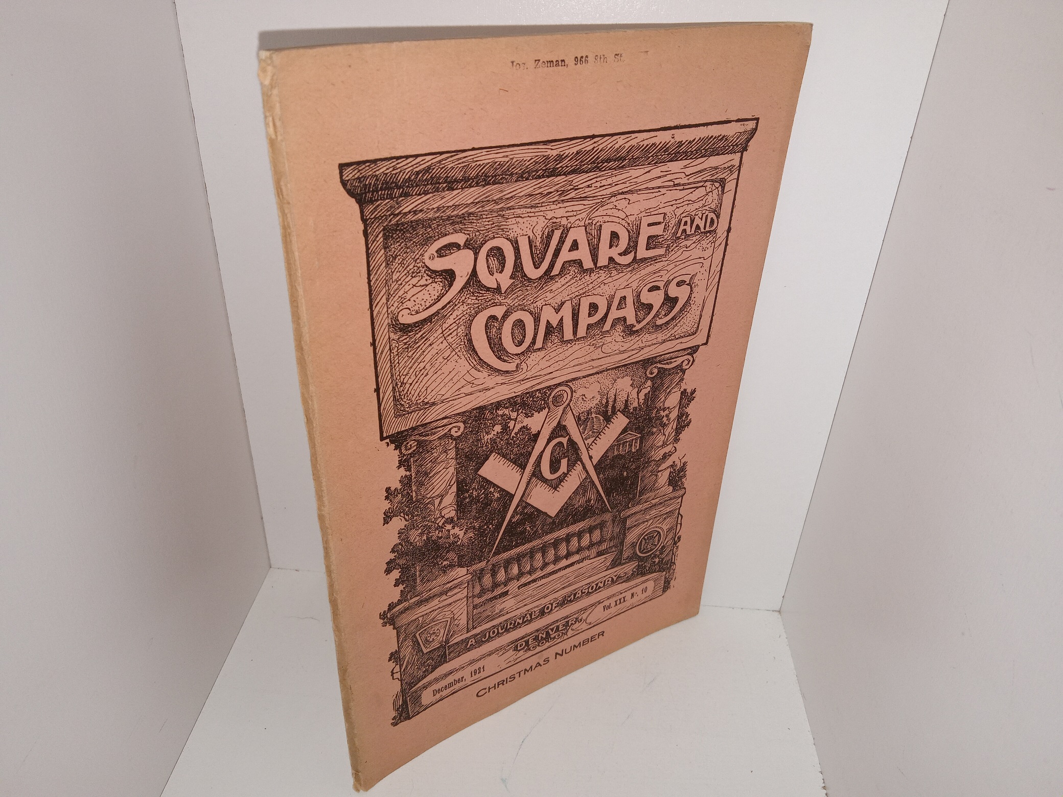 Square and compass: Vol. 30, No. 10, December, 1921 (1921)