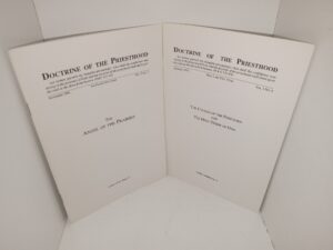 2 Issues of Doctrine of the Priesthood (See Details)