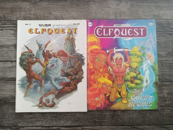 2 Elfquest Comics: No. 1, & No. 6 (1978, 1980)