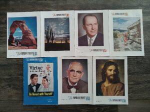 7 Issues of The Improvement Era from the Year 1956 (See Details)