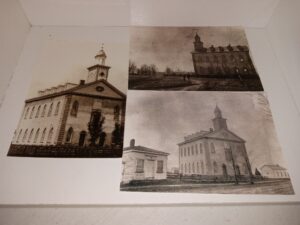 3 Unused Postcards Depicting the LDS Temple in Kirtland Ohio