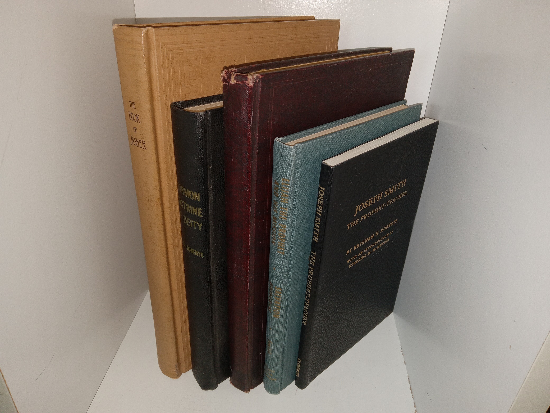 5 LDS Books: The Book of Jasher / Mormon Doctrine of Deity / The Vision or the Degrees of Glory / Elijah the Prophet and His Mission/Salvation Universal / Joseph Smith: The Prophet Teacher