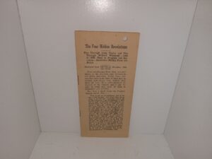 The Four Hidden Revelations: Two Through John Taylor and Two Through Wilford Woodruff — 1880 to 1889 — Vital to Progress and Salvation — Heretofore Hidden From the Saints (Excerpted from Truth of November, 1948, Vol. 14:141) (1948)