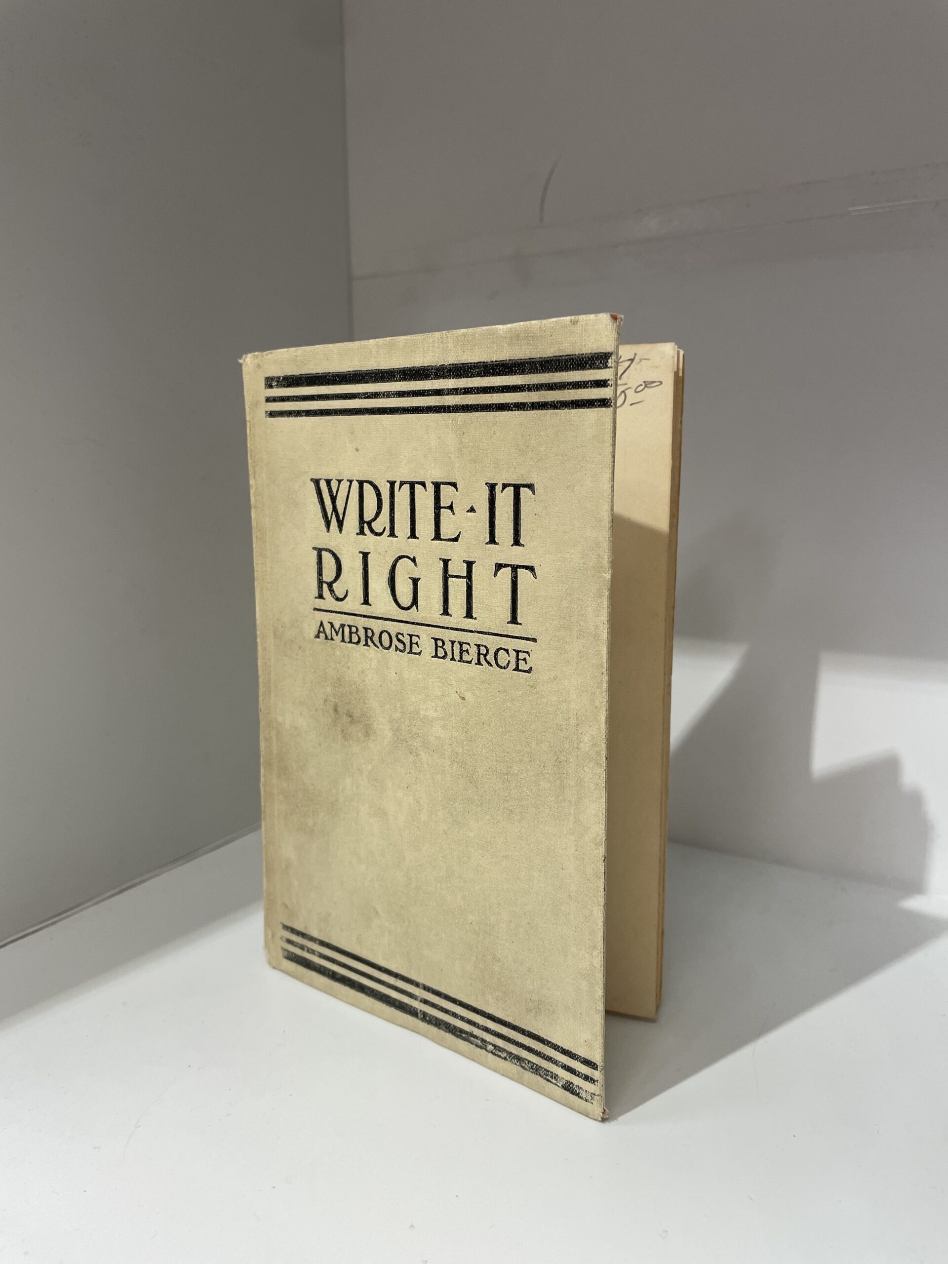 Write It Right (1910) – Ambrose Bierce
