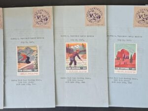 Samuel R. Parkinson Family Reunion July 21, 1947 — Garden Park Ward Meeting House — 4-Page Program — [5 Copies]