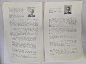 “Introducing Ida M. Kirkham, an ideal Latter-day Saint Mother / Meet Elder Oscar A. Kirkham…. — 2 Papers