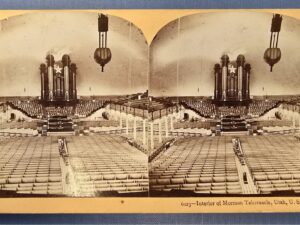 1897 — Stereoview — Interior of Mormon Tabernacle, Utah — Keystone View Company