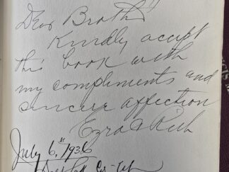 1936 — Charles Coulson Rich: Pioneer Builder of the West — by John Henry Evans — Inscribed to LDS Apostle Richard R. Lyman by Son of the Author
