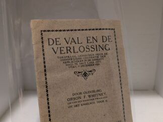 1922 — De Val En De Verlossing — Orson F. Whitney