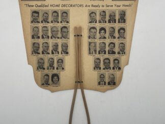 Church fan with an advertisement for Granite Furniture Company from the 60s