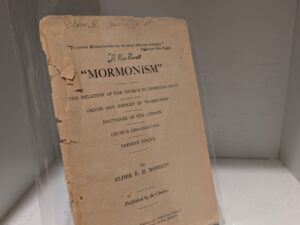 1923 — “Mormonism” — Elder B. H. Roberts