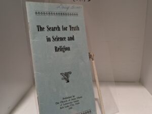 1961 — The Search for Truth in Science and Religion