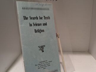 1961 — The Search for Truth in Science and Religion