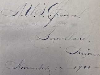 1901 — The Leading Facts of American History — D. H. Montgomery / Inscribed, Stamped & Signed by Mormon Author, Nephi Jenson