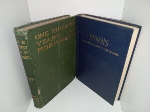 2 LDS Books: One Hundred Years of Mormonism / Hymns of the Church of Jesus Christ of Latter-day Saints (See Details)