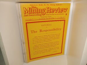 11 Issues of The Mining Review and Contracting for the Year of 1935 (Including 2 different versions of No. 15) (1935)