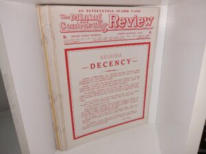 10 Issues of The mining and Contracting Review for the Year 1935 (See Details)