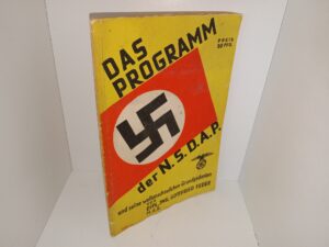 Das Programm der N.S.D.A.P. und Seine Weltanschaulichen Grundgedanken von DIPL.JNG. Gottfried Feder M.d.R.  (German: The Nazi Party’s Program and Its Fundamental Ideology by Gottfried Feder, M.d.R.) (Unknown Publishing Date) ~ by Gottfried Feder, M.d.R.