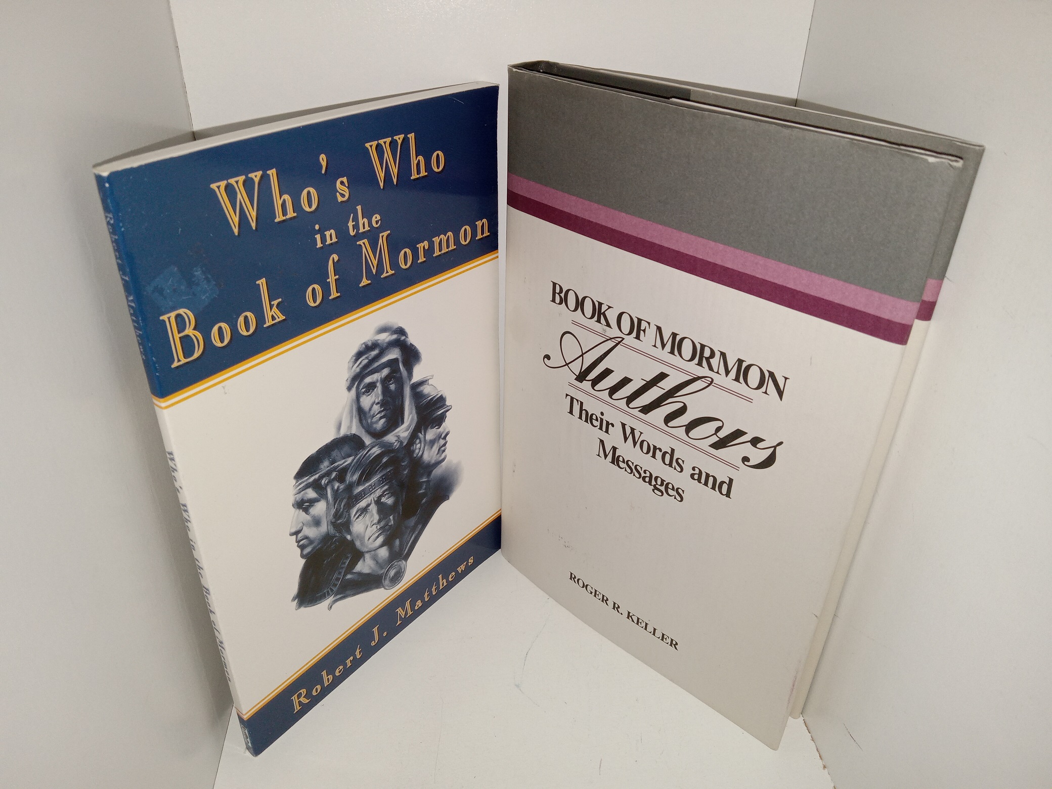2 LDS Books about The Book of Mormon: Who’s Who in the Book of Mormon / Book of Mormon Authors: Their Words and Messages (See Details)