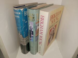 3 LDS Books about Brigham Young: Brigham Young: The Man and His Work / Lion of the Lord: Essays on the Life & Service of Brigham Young / Brigham Young: American Moses (See Details)